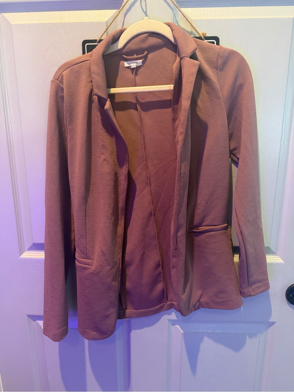 Maurices Open-Front Blazer Jacket - Mauve